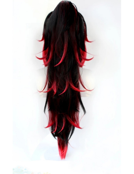 Kimetsu no Yaiba Michikatsu Tsugikuni Kokushibo Role Cosplay Wig ( free